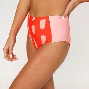 Nani Swimwear Pink and Red Bikini Bottom